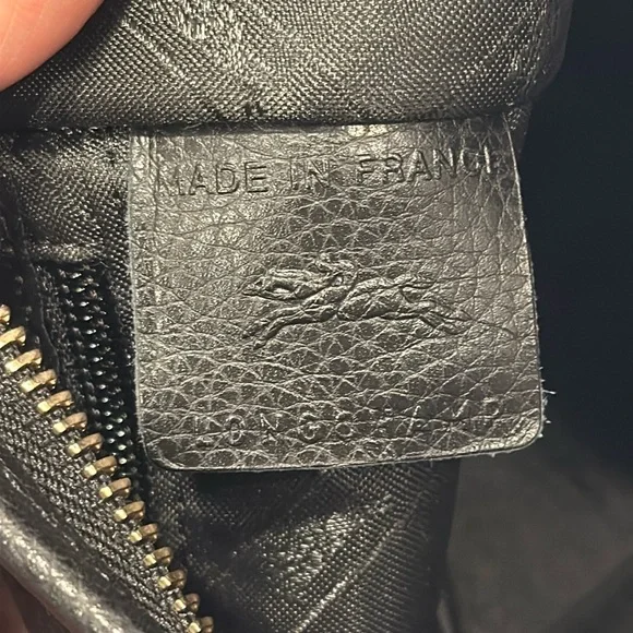 Longchamp Le Foulonne Small Black Crossbody (made in France) - Picture 12 of 13